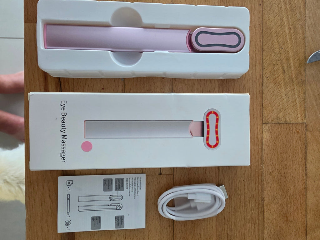 Masseur Yeux EMS ORYNTIS — unboxing coloris rose