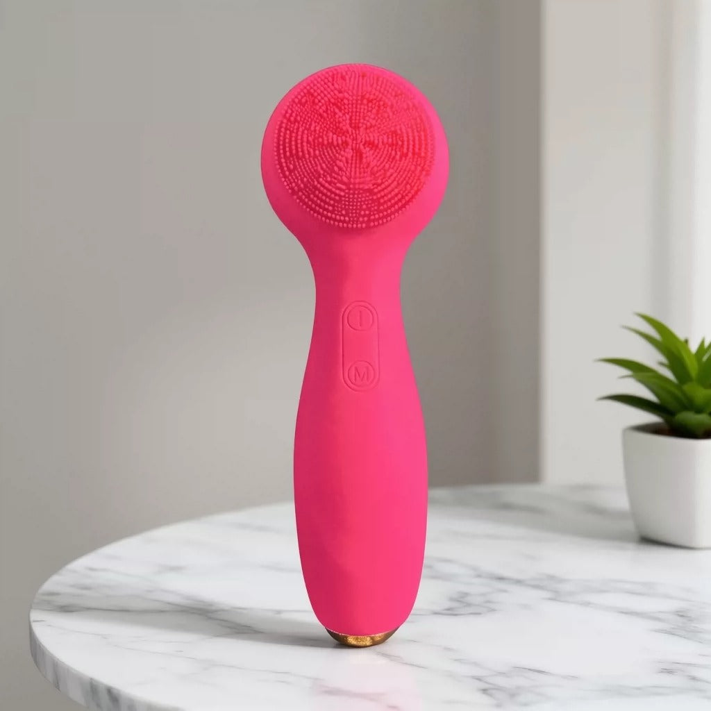 Brosse de Nettoyage du Visage Électrique — Rotation Chaude & Froide